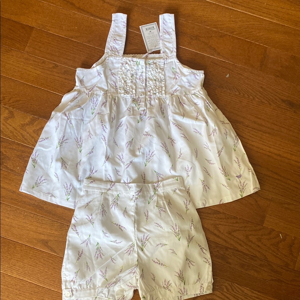 Floral Print PJ Dress and Shorts Set